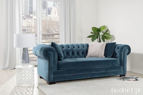 sofa Chesterfield Classic Velvet Midnight